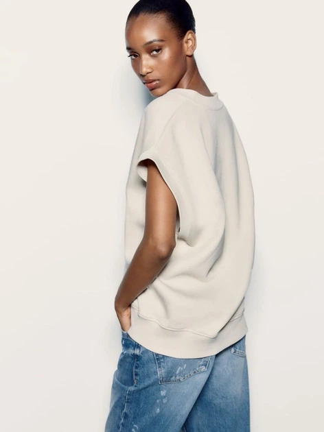 Жилет женский Zara 702742336 L Бежевый (1159798368) – Брендовая