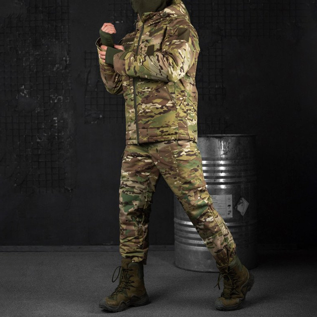 Зимовий костюм "Platoon" Rip-stop з підкладкою Omni-Heat / Чоловіча форма Куртка + Штани мультикам розмір 2XL - зображення 2