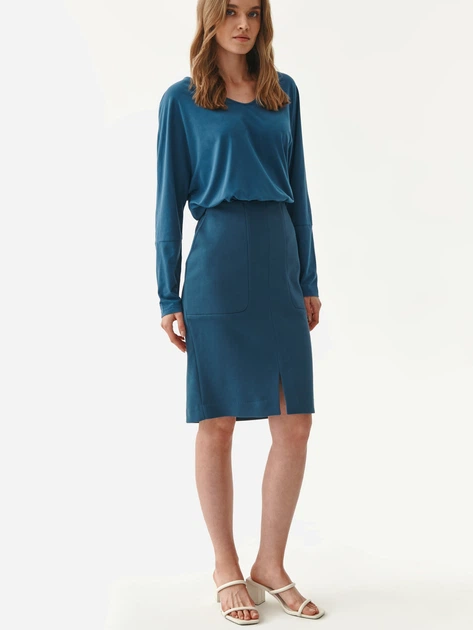 Спідниця міді жіноча Tatuum Diya T2216.175 36 Синя (5900142167881) - зображення 3