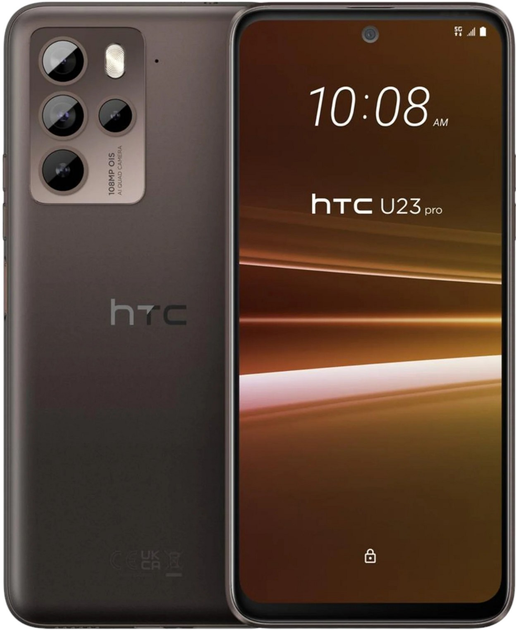 Смартфон HTC U23 Pro 5G 12/256GB Coffee Black (99HATM006-00) - зображення 1