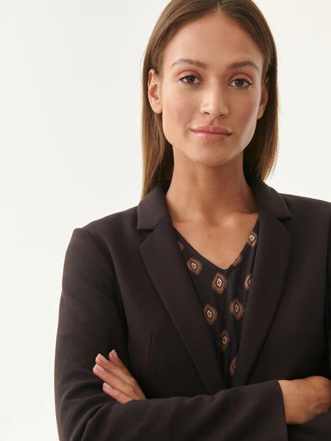 Піджак класичний жіночий Tatuum Ramona T2220.021 44 Коричневий (5900142180729) - зображення 4