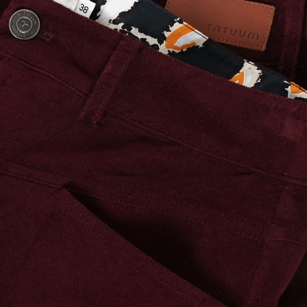 Штани жіночі Tatuum Kerma 1 T2222.142 34 Бордові (5900142185045) - зображення 4
