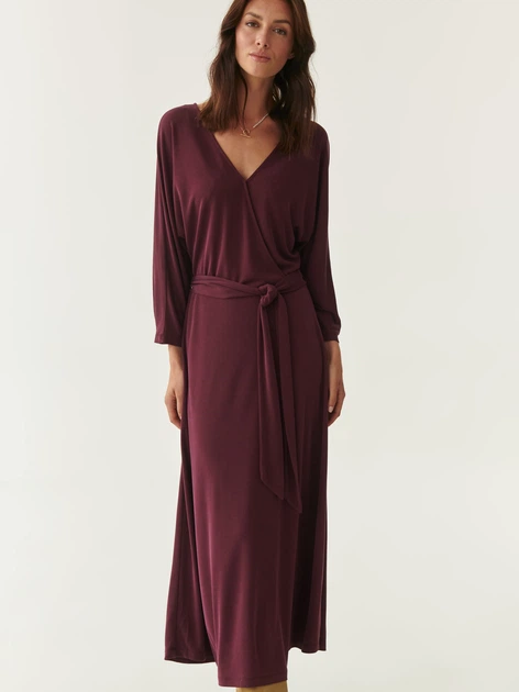 Sukienka damska Tatuum Aparti T2222.193 S Bordowa (5900142184918) - obraz 3