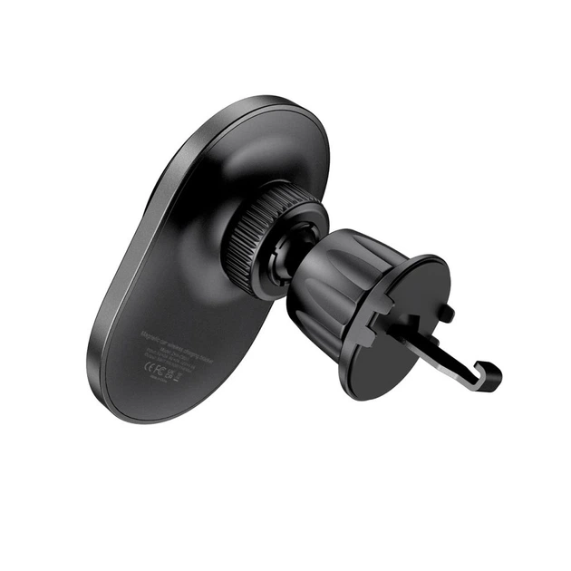 Автотримач з функцією бездротової зарядки Tech-Protect V1 Magnetic Vent Car Mount Wireless Charger 15W Black with MagSafe (9490713934562) - зображення 4