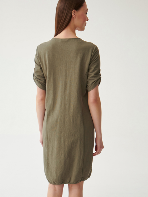 Плаття-футболка коротке літнє жіноче Tatuum Linia T2314.193 S Хакі (5900142252914) - зображення 2