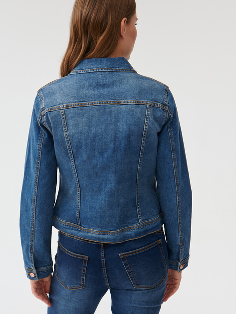 Джинсова куртка жіноча Tatuum Beska T2315.012 42 Синя (5900142257001) - зображення 2