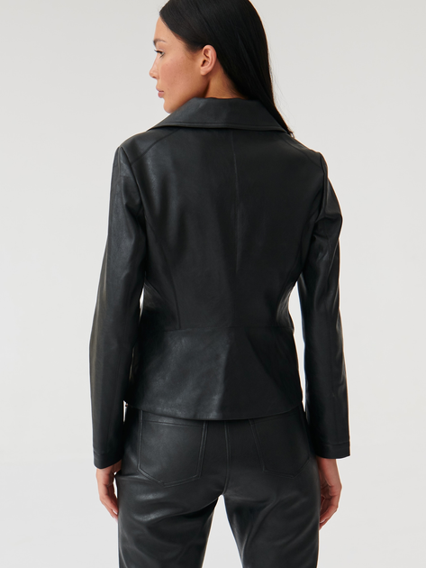 Шкіряна куртка жіноча Tatuum Ramonesi T2316.013 38 Чорна (5900142263026) - зображення 2