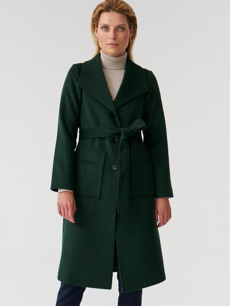 Пальто осіннє жіноче Tatuum Lesso T2318.003 34 Зелене (5900142262517) - зображення 1