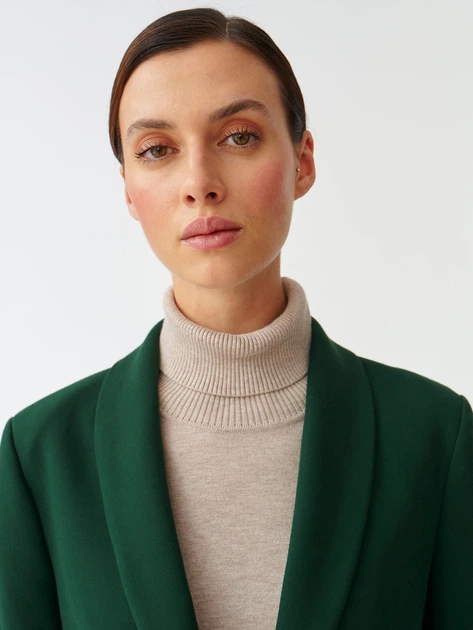 Marynarka damska klasyczny Tatuum Szalo T2318.021 44 Zielona (5900142265471) - obraz 3