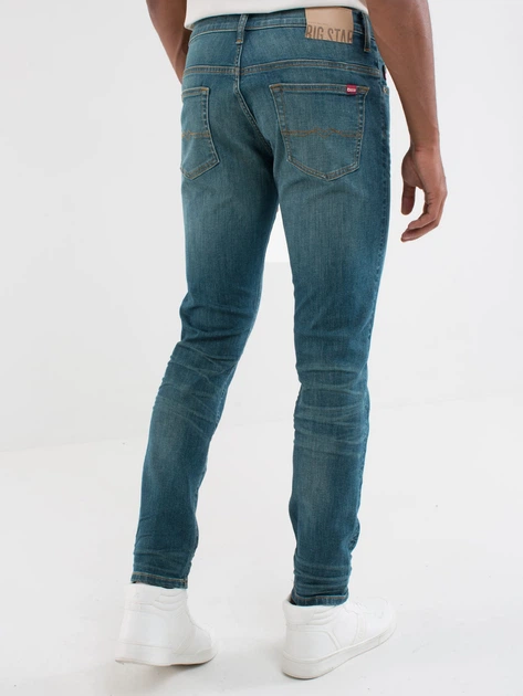 Jeansy slim fit męskie Big Star Deric-365 32-34 Niebieskie (5900714662813) - obraz 2