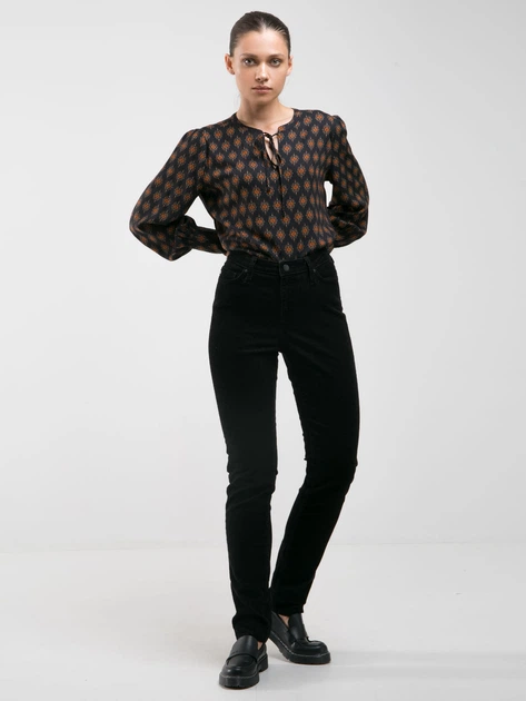 Jeansy slim fit damskie Big Star Katrina High Waist Cord-906 30-30 Czarne (5900714678289) - obraz 5