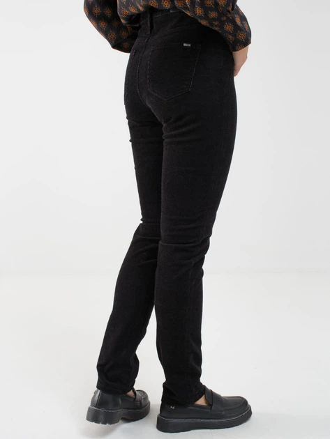 Jeansy slim fit damskie Big Star Katrina High Waist Cord-906 33-32 Czarne (5900714678371) - obraz 2