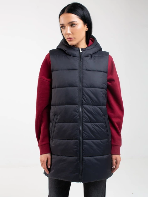 Теплий жилет жіночий Big Star Pavla-906 M Чорний (5900714673024) - зображення 1