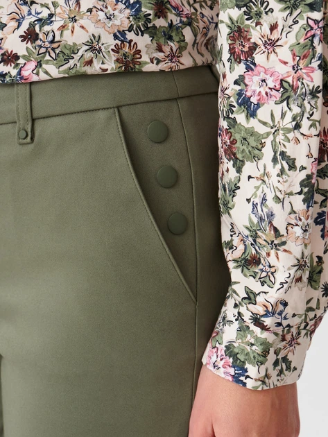 Spodnie damskie Tatuum Filimi T2318.139 34 Khaki (5900142262098) - obraz 3