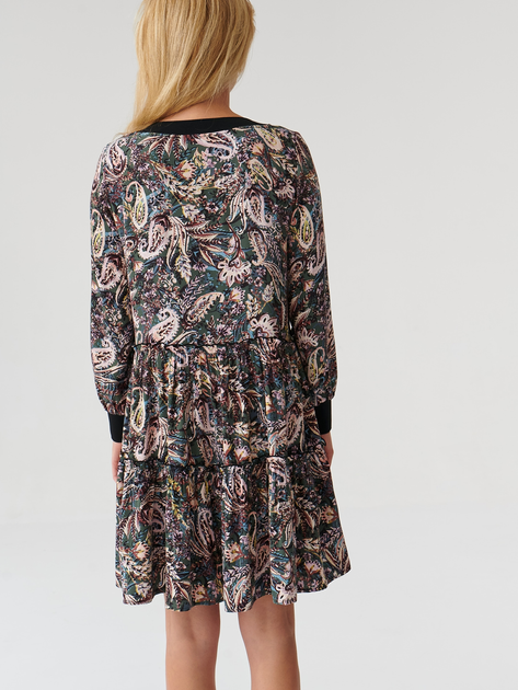 Sukienka krótka jesienna damska Tatuum Emrami 1 T2318.203 44 Wielokolorowa (5900142266249) - obraz 2