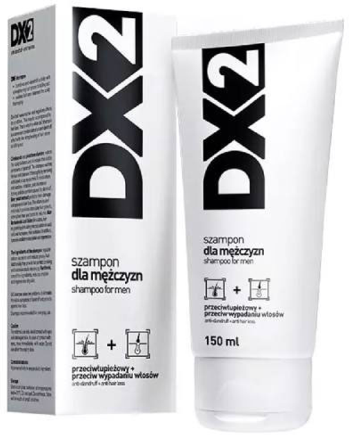 Шампунь DX2 для чоловіків проти лупи та випадіння волосся 150 мл (5906071004297) - зображення 2