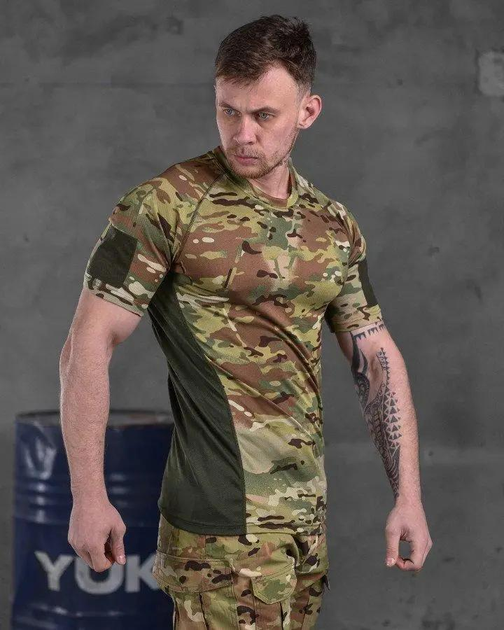Тактическая мужская потоотводящая футболка M мультикам (85688) - изображение 2