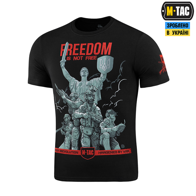 M-Tac футболка Freedom Black L - зображення 1