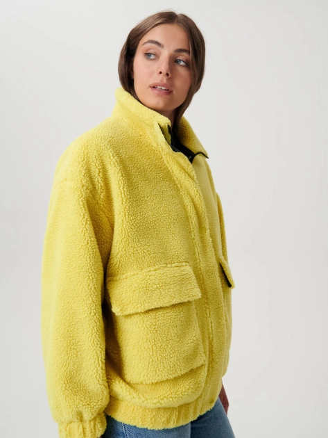 Куртка демісезонна жіноча Sinsay ZJ945-71X XL Жовта (5904841524068) - зображення 1