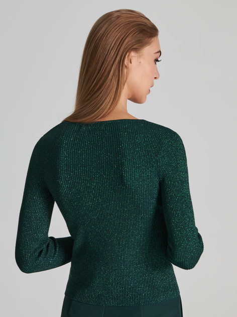 Sweter damski z wiskozy Sinsay 3388F-79X XS Zielony (5904116747741) - obraz 2