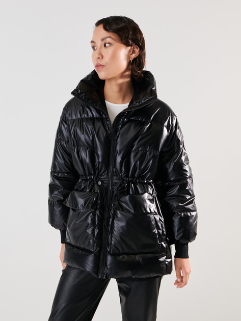 Куртка зимова жіноча Sinsay 3102F-99X XL Чорна (5904116270560) - зображення 1