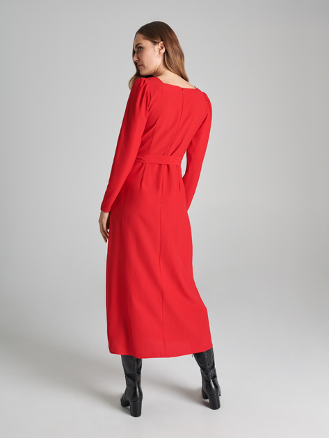 Сукня міді осіння жіноча Sinsay 3301F-33X XL Червона (5904116776055) - зображення 2