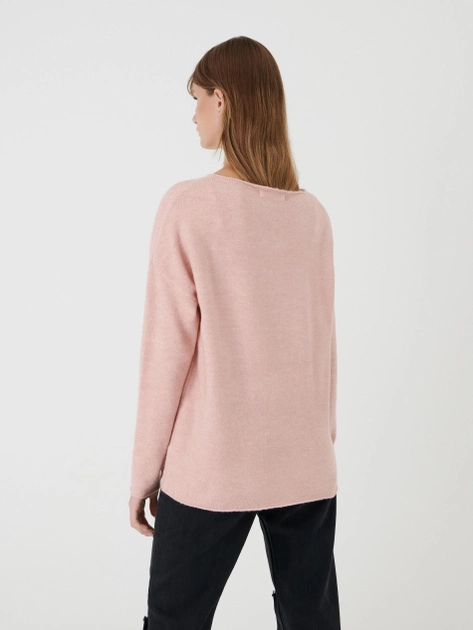 Sweter damski cienki Sinsay 8927E-03M XS Różowy (5904015553597) - obraz 2
