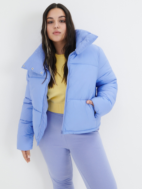 Куртка зимова жіноча Sinsay 6555J-04X XS Блакитна (5904426098397) - зображення 1