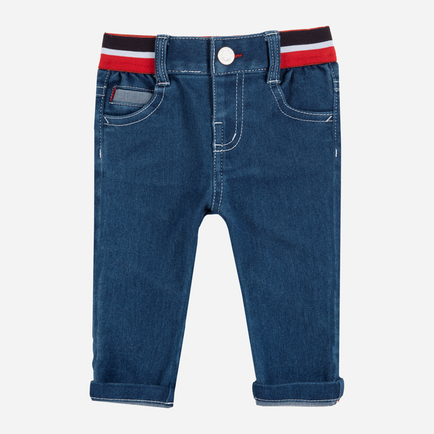 Дитячі джинси для хлопчика Chicco 09008374000000 68 см Сині (8054707995574) - зображення 1
