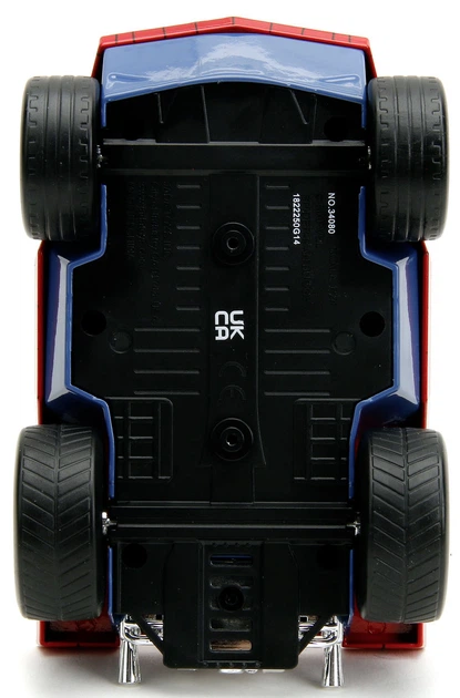 Metalowy samochód Jada Marvel Spider-Man Buggy z figurką Spider-Mana 1:24 (SBA253225030) - obraz 6