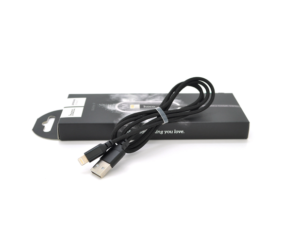 Кабель Hoco X14 Times Speed ​​Usb - iPhone 6 7 8 X 1 метр чорний - зображення 3