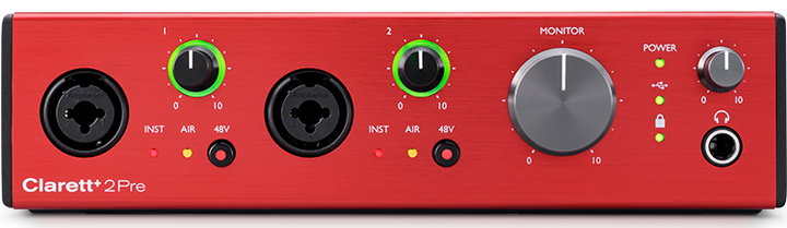 Аудиоинтерфейс Focusrite Clarett+ 2 Pre - изображение 5
