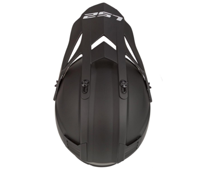 Мотошолом LS2 MX437 Fast EVO Solid Matt Black L - зображення 6