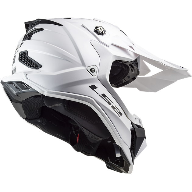 Мотошолом LS2 MX700 Subverter EVO Solid White S - зображення 4
