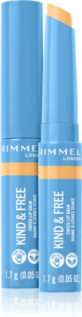 Szminka Rimmel London Kind&Free Tinted Lip Balm 001 Air Storm 1.7 g (3616302989171) - obraz 1