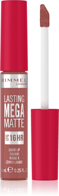 Помада Rimmel London Lasting Mega Matte Liquid Lip Colour 200 Pink Blink 7.4 мл (3616304350481) - зображення 1