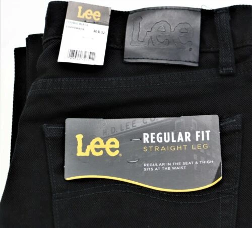 Джинси Lee Regular Fit Straight Leg Color: Double Black (102100208) W46 L34 - зображення 4