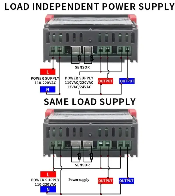 Терморегулятор STC 3008 (от -55 до 110°C 220V) - изображение 4