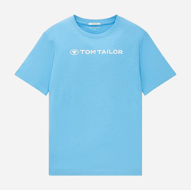 Dziecięca koszulka dla chłopca Tom Tailor 1033790 128-134 cm Błękitna (4066887192302) - obraz 1