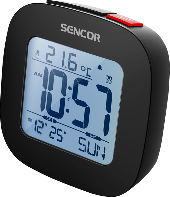 Budzik z termometrem Sencor SDC 1200 B - obraz 1