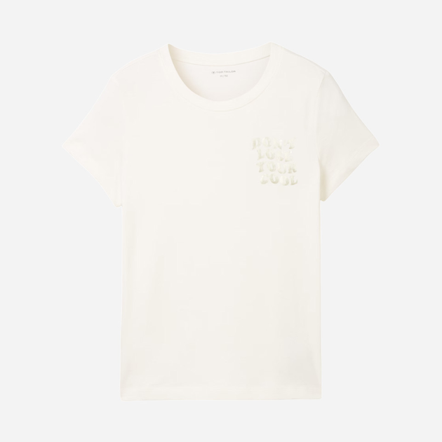 Підліткова футболка для дівчинки Tom Tailor 1040393 164см Біла (4067261930695) - зображення 1