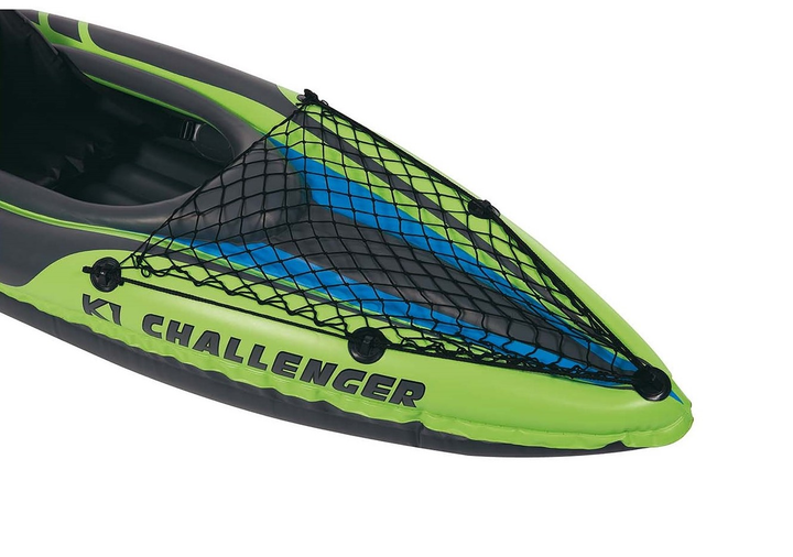 Надувний каяк Intex Challenger K1 668305 Black and Green (6941057463056) - зображення 3