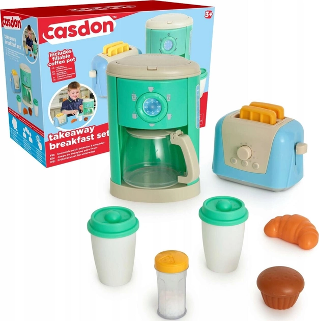 Кухонний набір для сніданків дитячий Casdon Breakfast Takeaway Set (5011551000215) - зображення 1