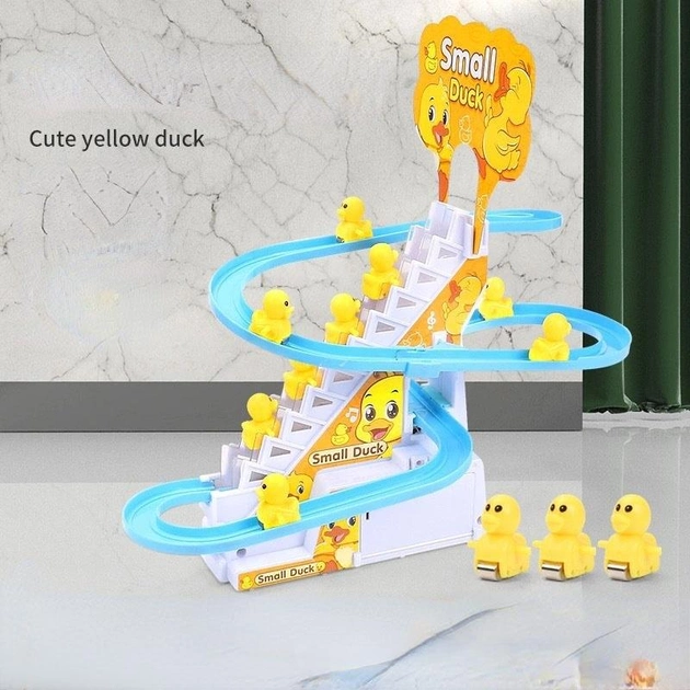 Интерактивная игрушка для детей Small-Duck Трек с подъёмником "Утята на горке" - изображение 7