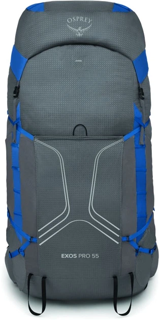 Рюкзак туристический Osprey Exos Pro 55 л Dale Grey/Agam Blue (009.3299) - Фото 3 Рюкзак туристический Osprey Exos Pro 55 л Dale Grey/Agam Blue (009.3299) - изображение 3