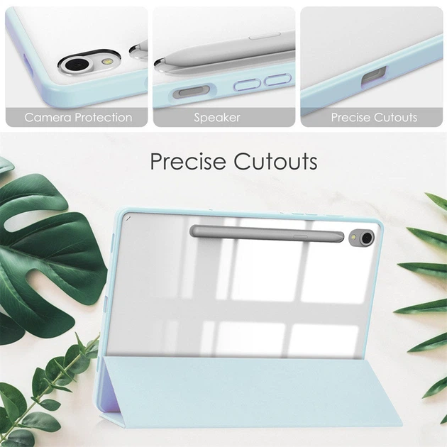 Чохол Galeo Hybrid Case з S Pen Holder Samsung Galaxy Tab S9 / Tab S9 FE Light Blue - Фото 3 Чохол Galeo Hybrid Case з S Pen Holder Samsung Galaxy Tab S9 / Tab S9 FE Light Blue - зображення 3
