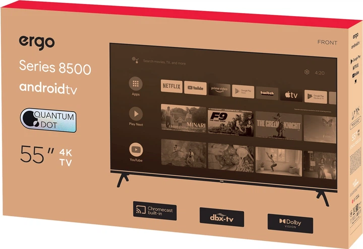 Телевізор Ergo 55GUS8555 QLED - зображення 17