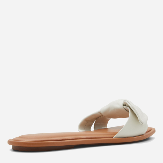 Klapki damskie skórzane ALDO 13609114-100 40 (9US) 25.5 cm Białe (747544886973) - obraz 4