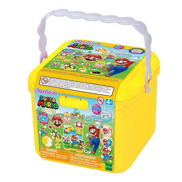 Mozaika Aquabeads Epoch Creation Cube Super Mario 2500 elementów (5054131317747) - obraz 1