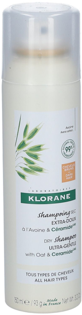 Szampon suchy Klorane Avoine Gentle Dry Shampoo 150 ml (3282770390766) - obraz 1